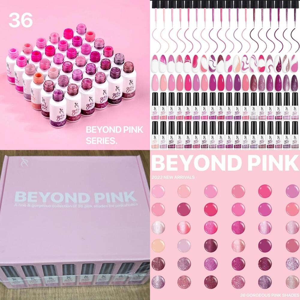 36 Shades of Pink Nail H Collection